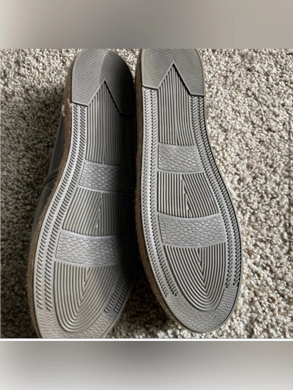 Charleston Shoe Company Dunes Leather Silver Pewter Espadrilles Size 11